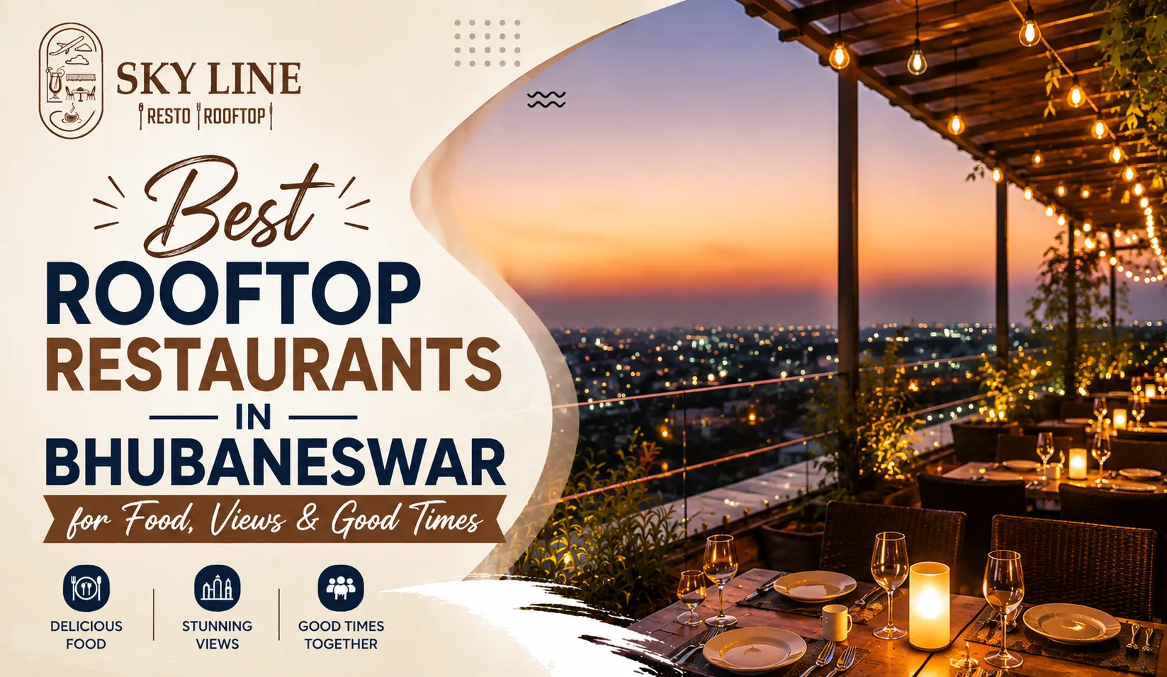 Best Rooftop Restaurants in Bhubaneswar for Food, Views & Good Times